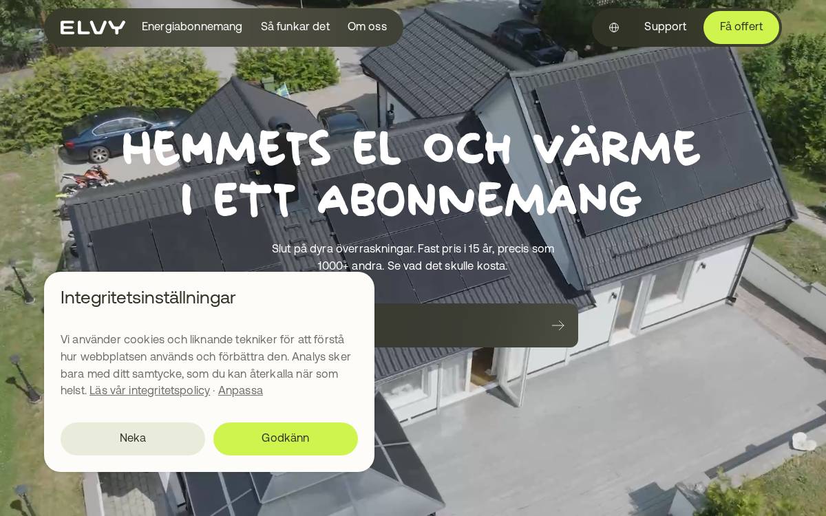 Elvyenergy website preview