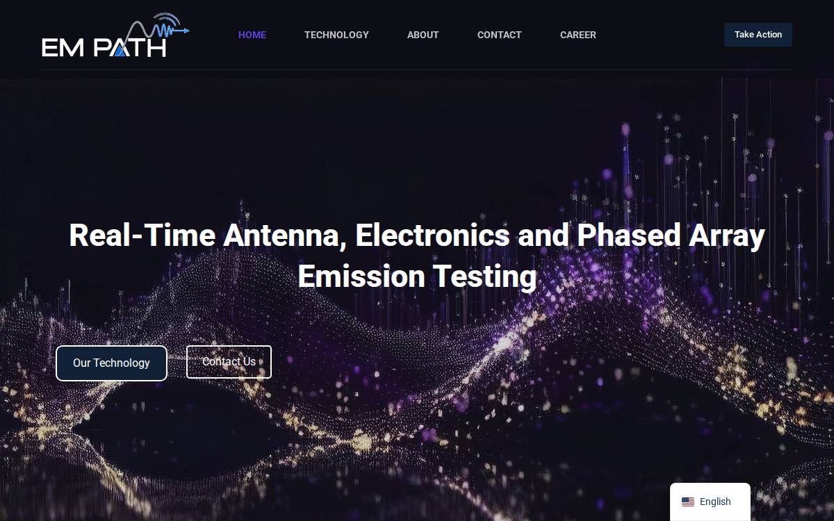 EM Path website preview