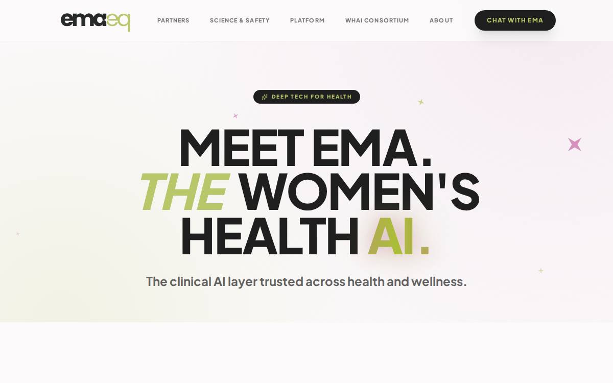 Ema website preview