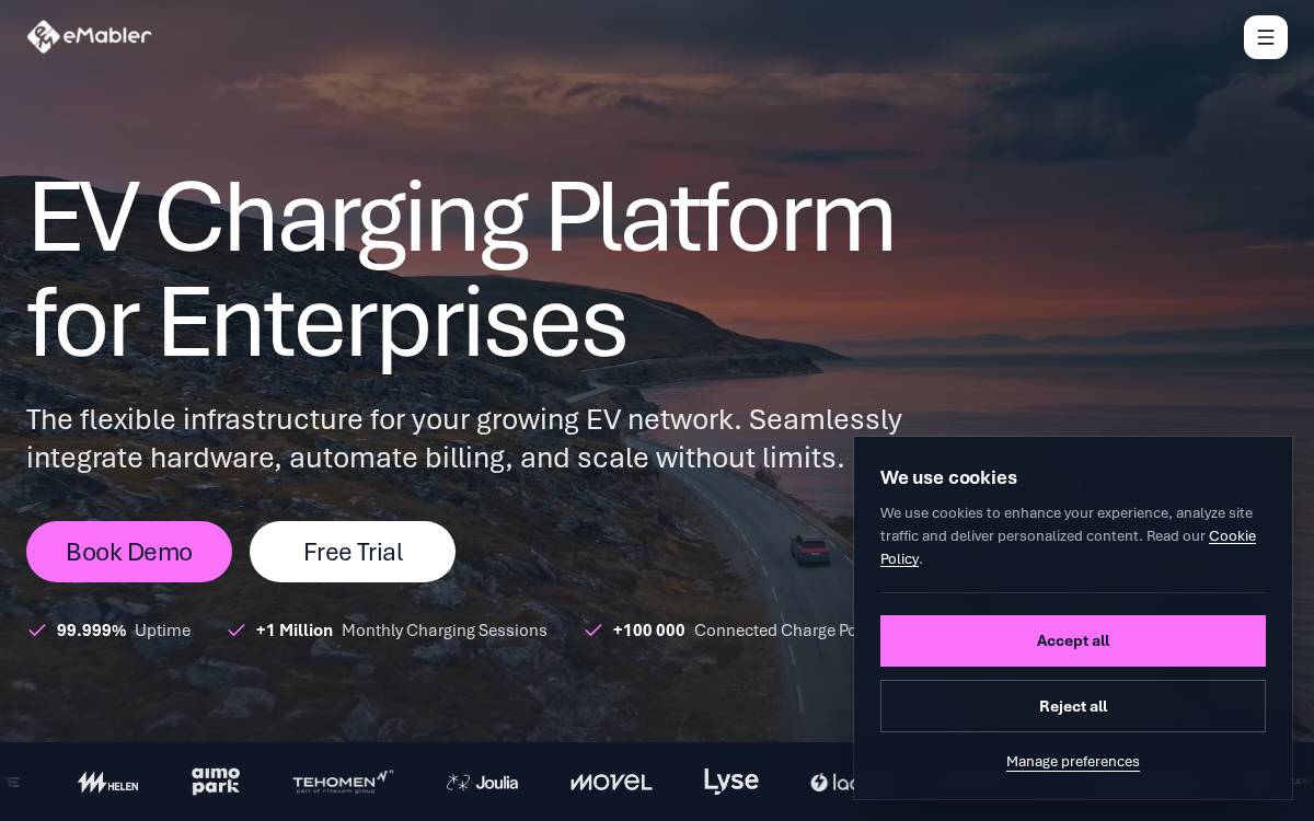 eMabler website preview