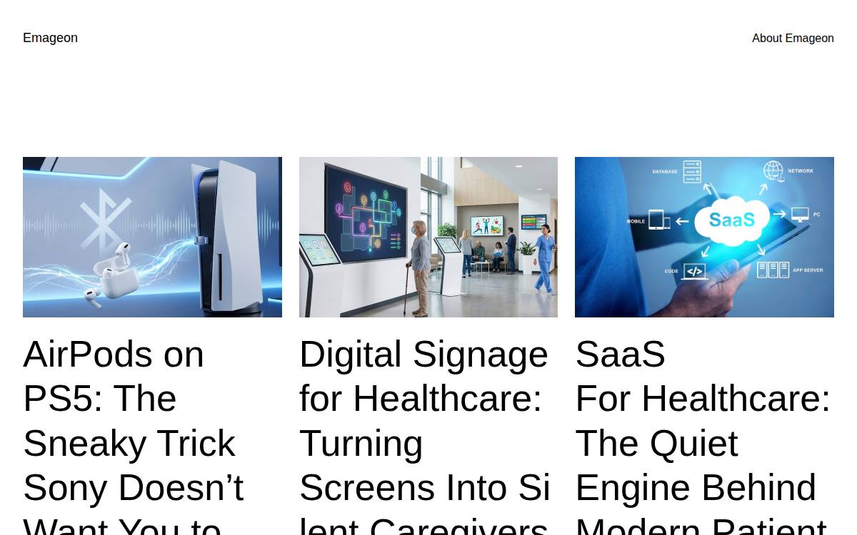 Emageon Nasdemag website preview
