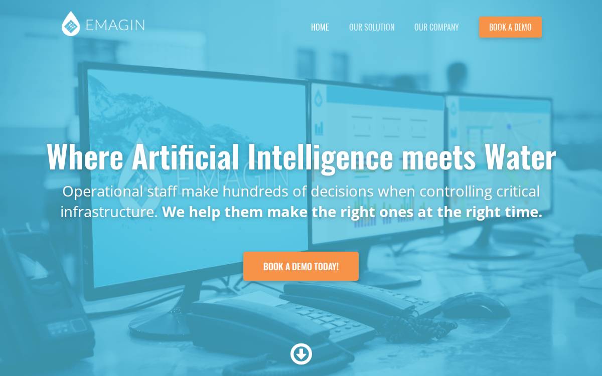 EMAGIN Clean Technologies Inc. Website website preview