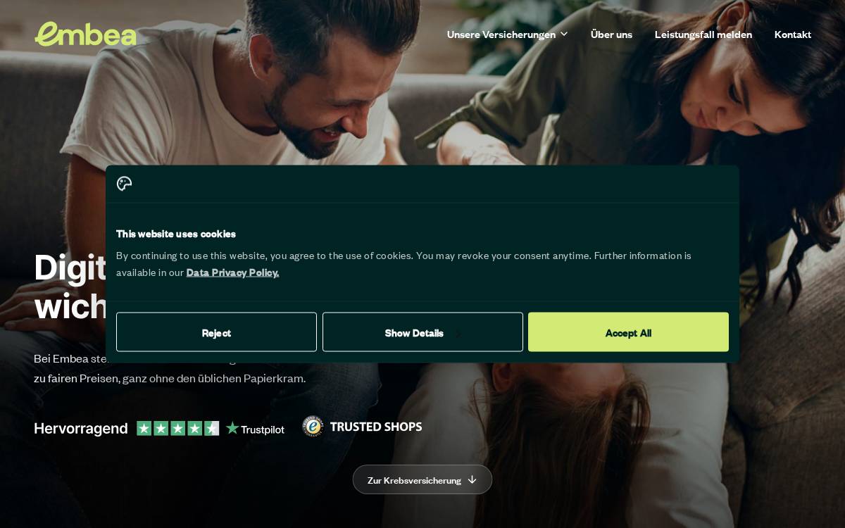 embea website preview