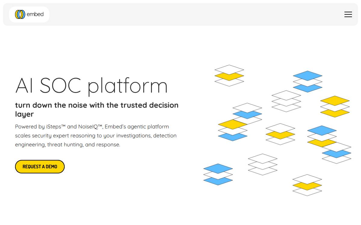 Embed Security website preview