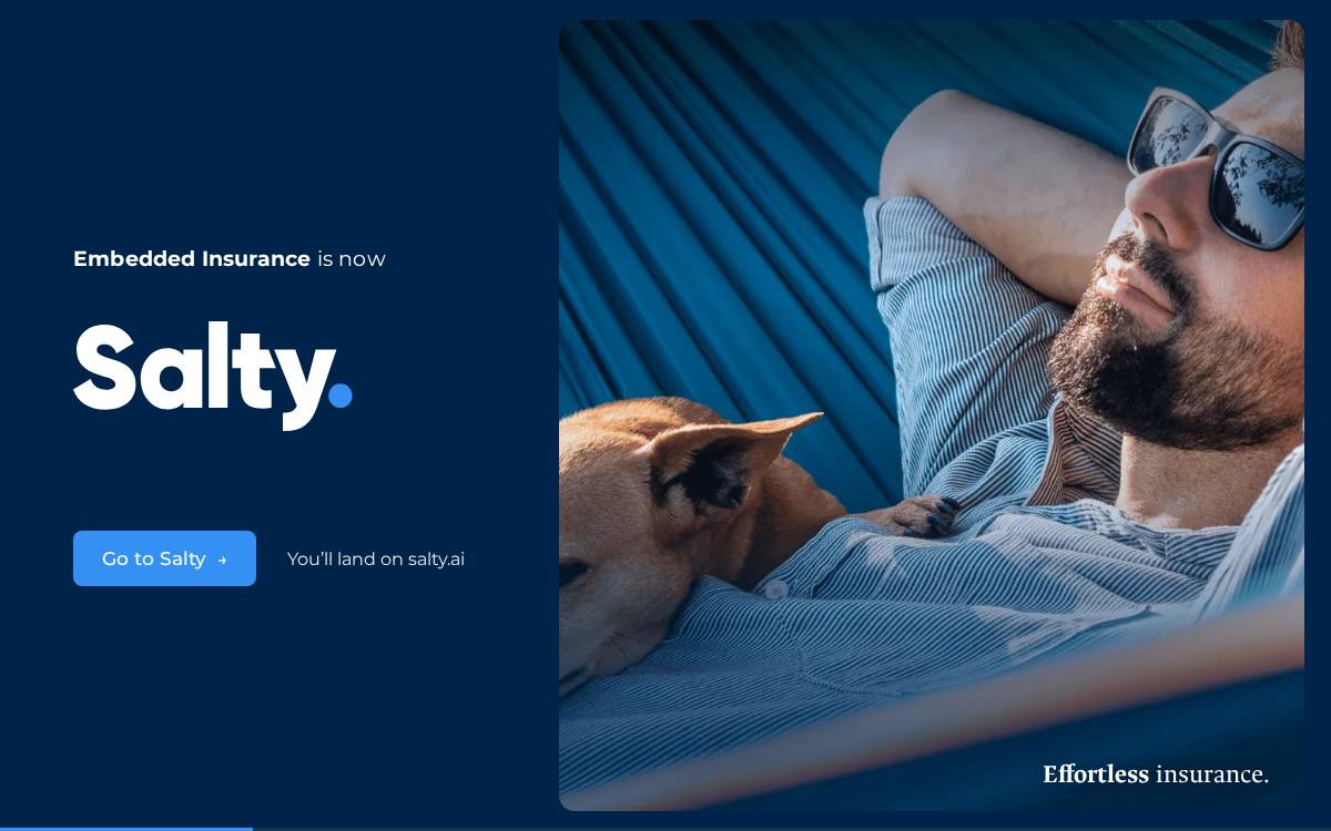 Embedded Insurance website preview