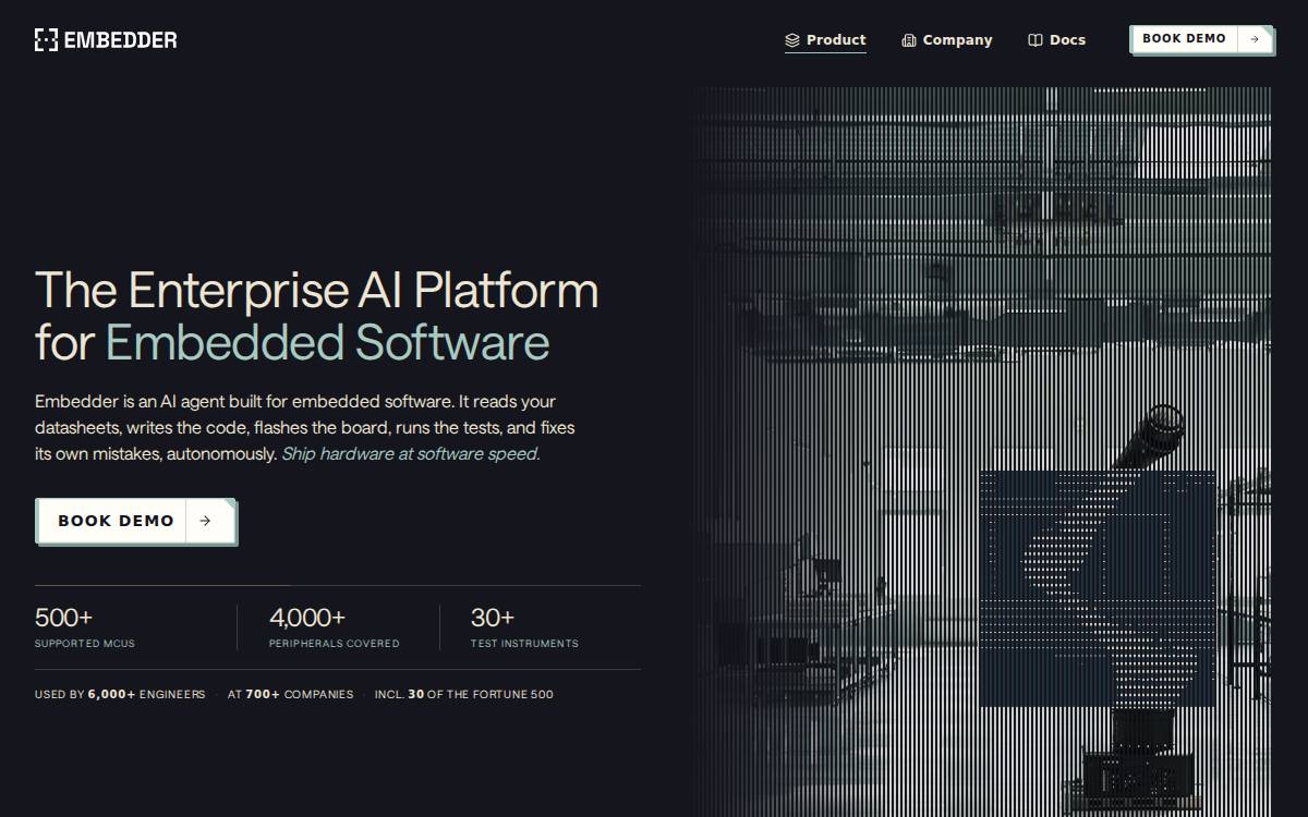 Embedder website preview