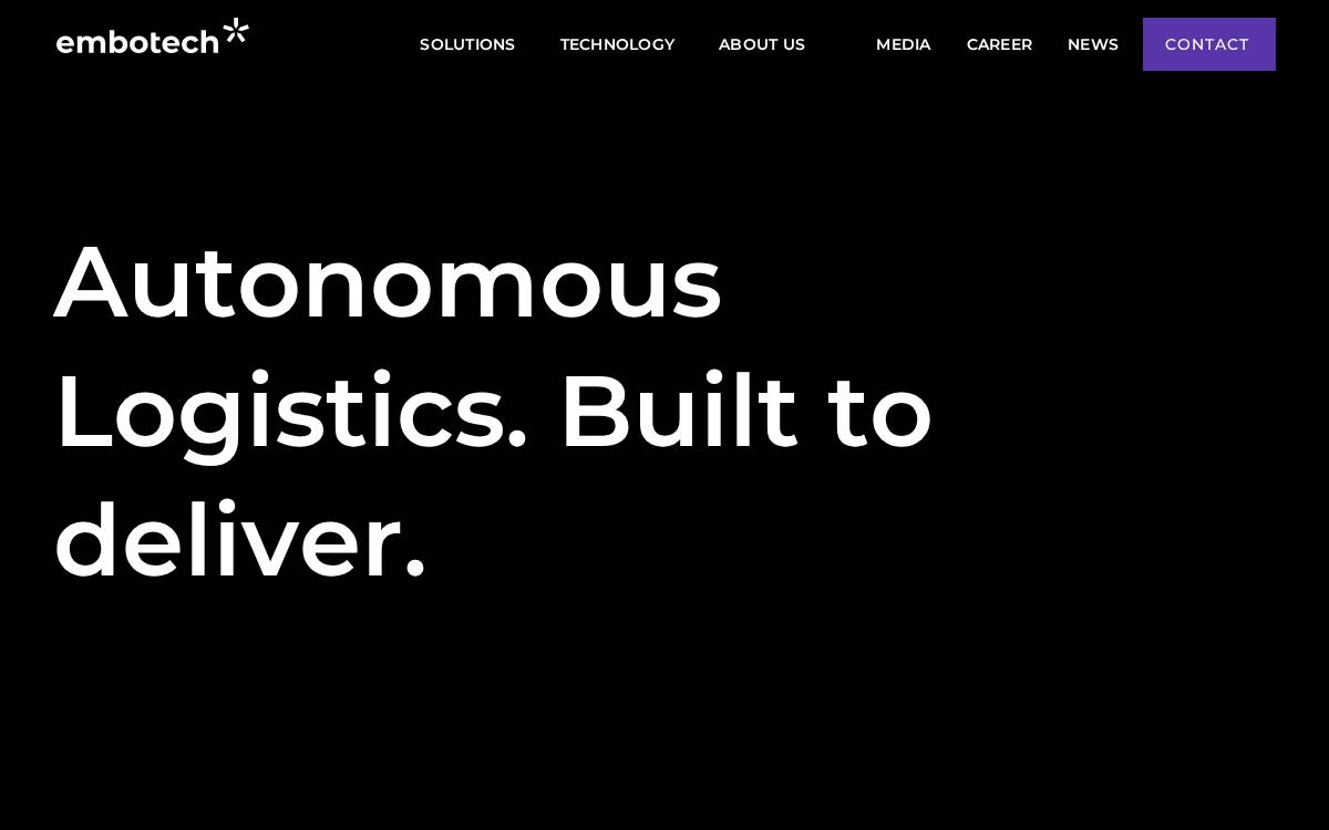 Embotech website preview