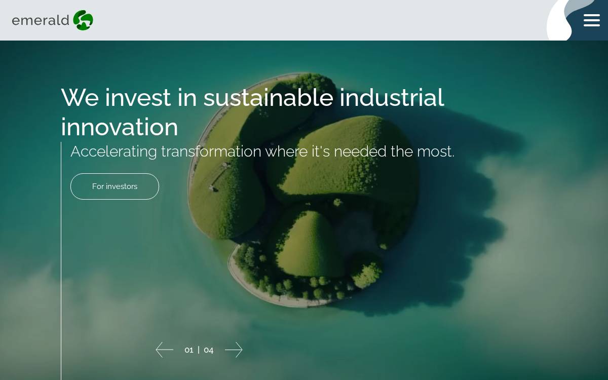 Emerald website preview