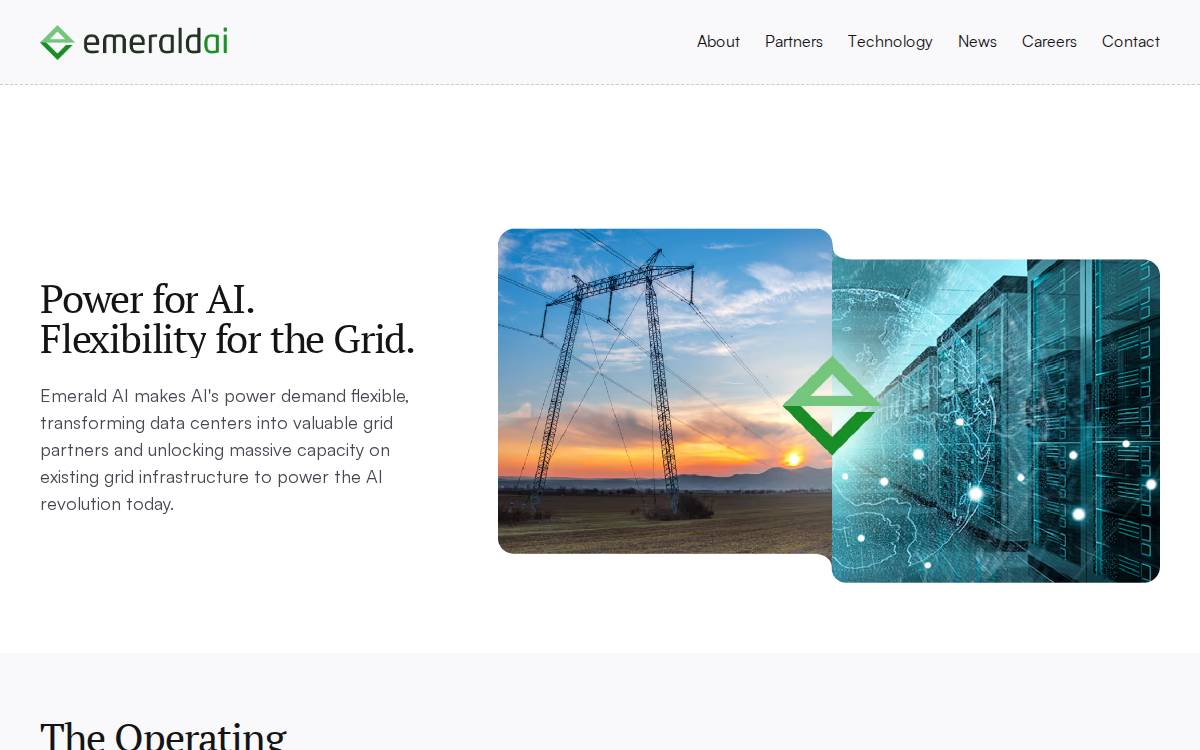 Emerald AI website preview