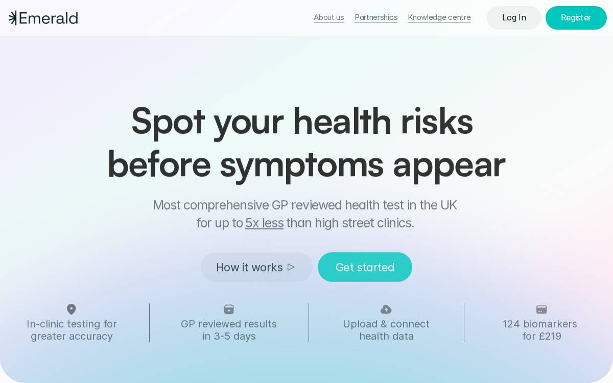 Emerald website preview