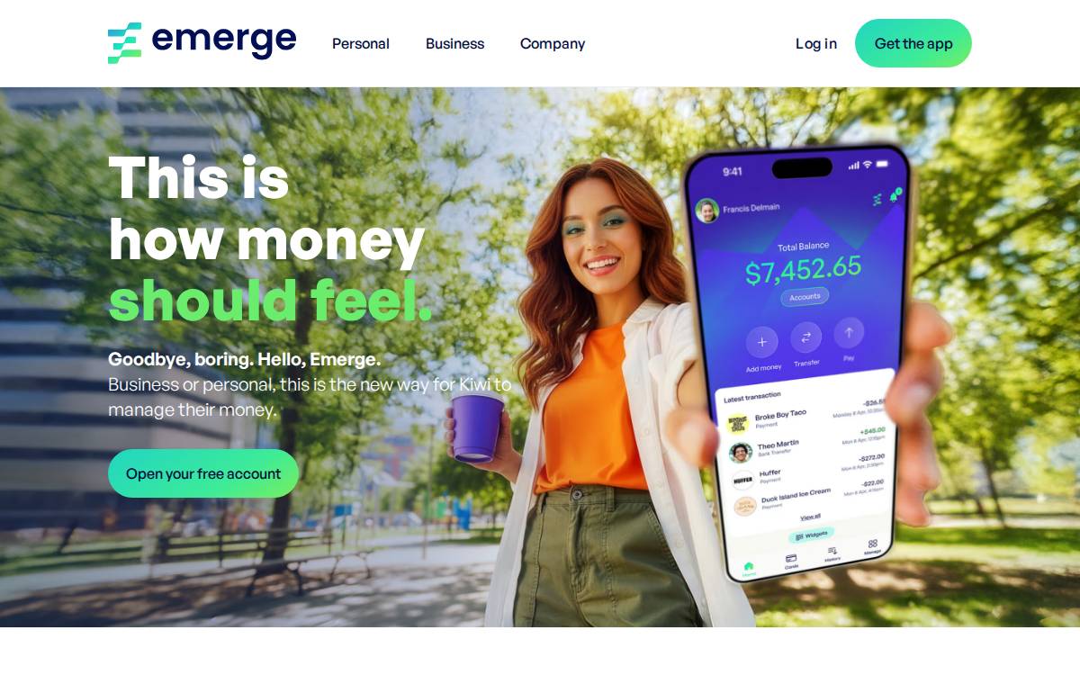 Emerge website preview