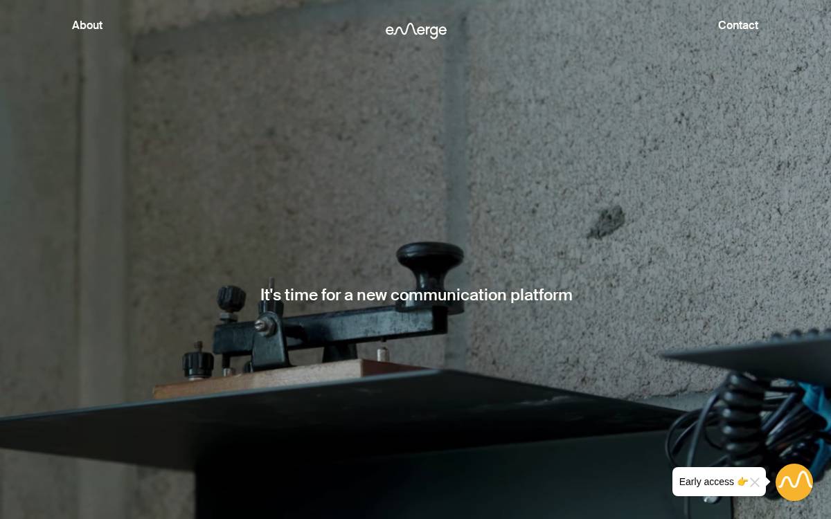 Emerge website preview