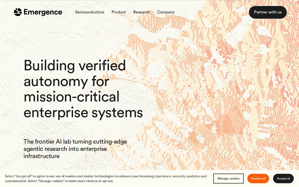 Emergence AI (FKA Merlyn Mind) website preview