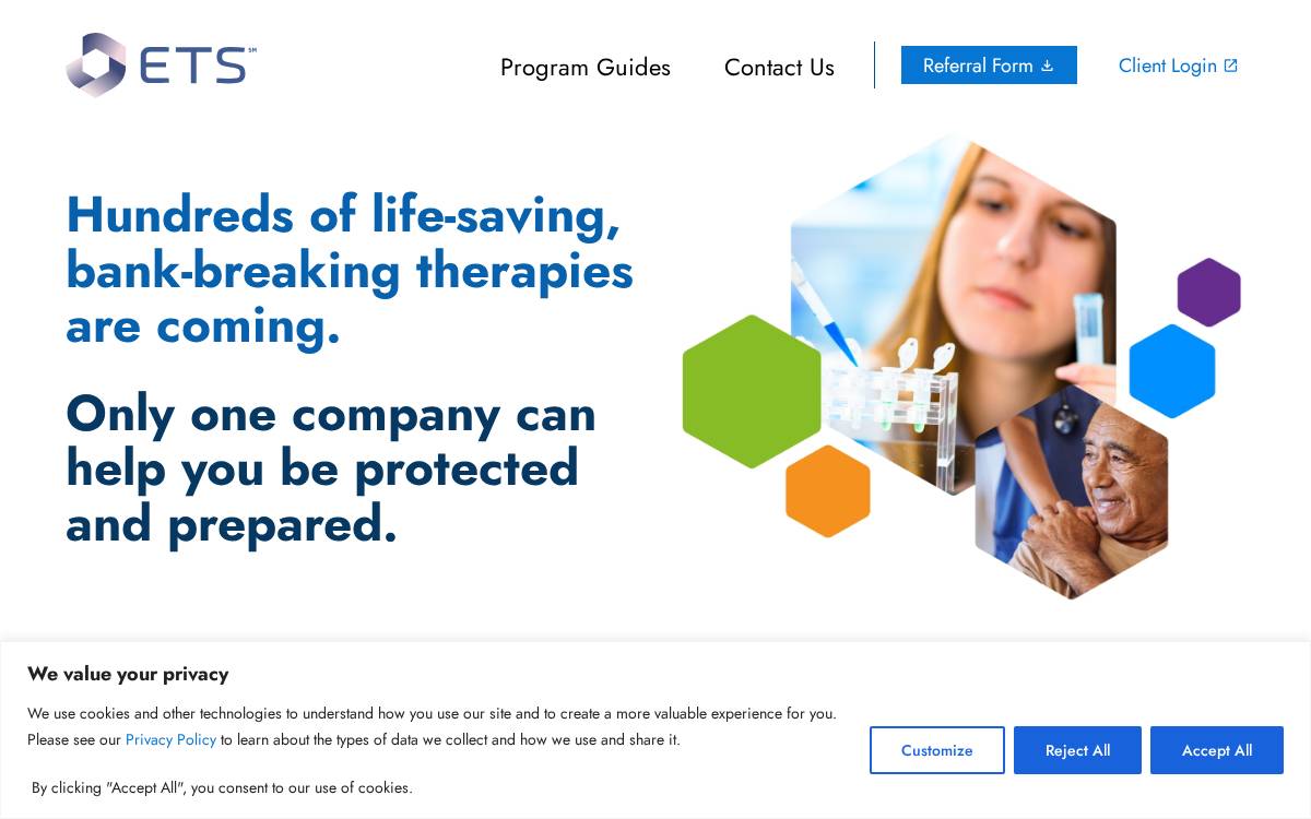 Emergingtherapies website preview