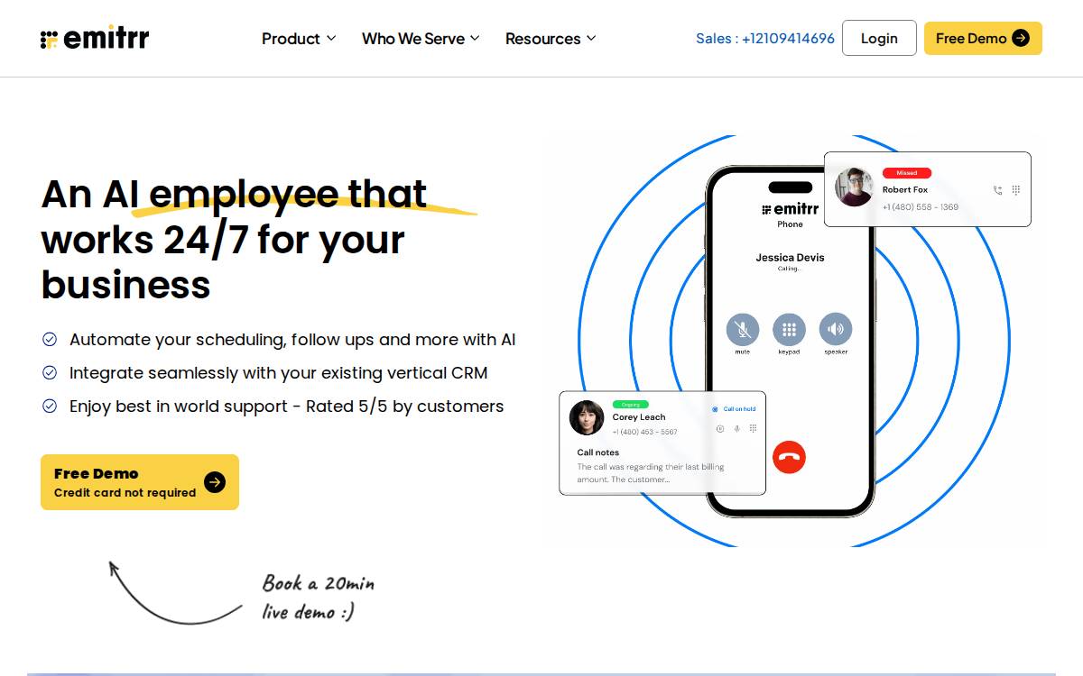 EMITRR* Local Services website preview