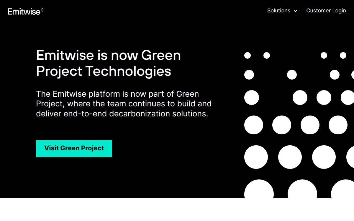 Emitwise website preview