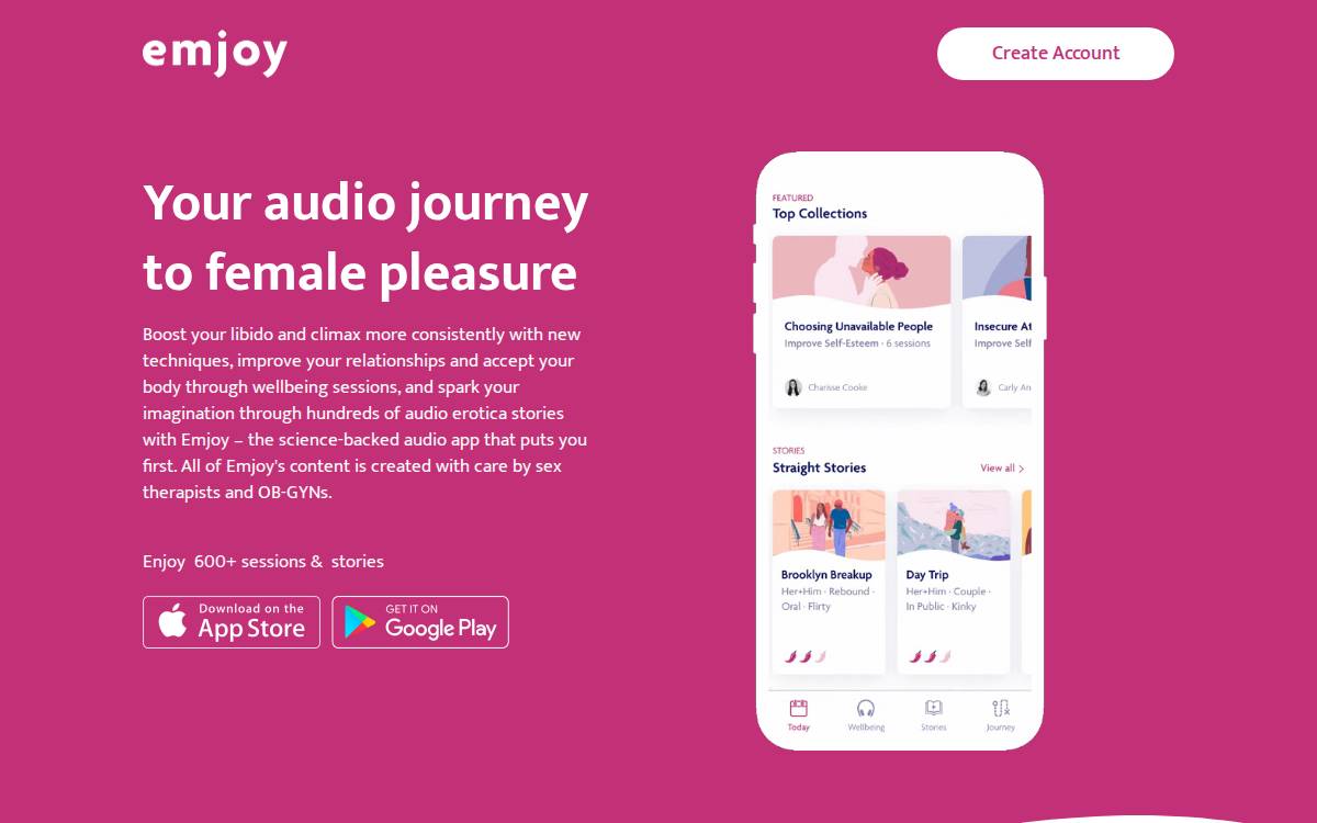 Emjoy website preview