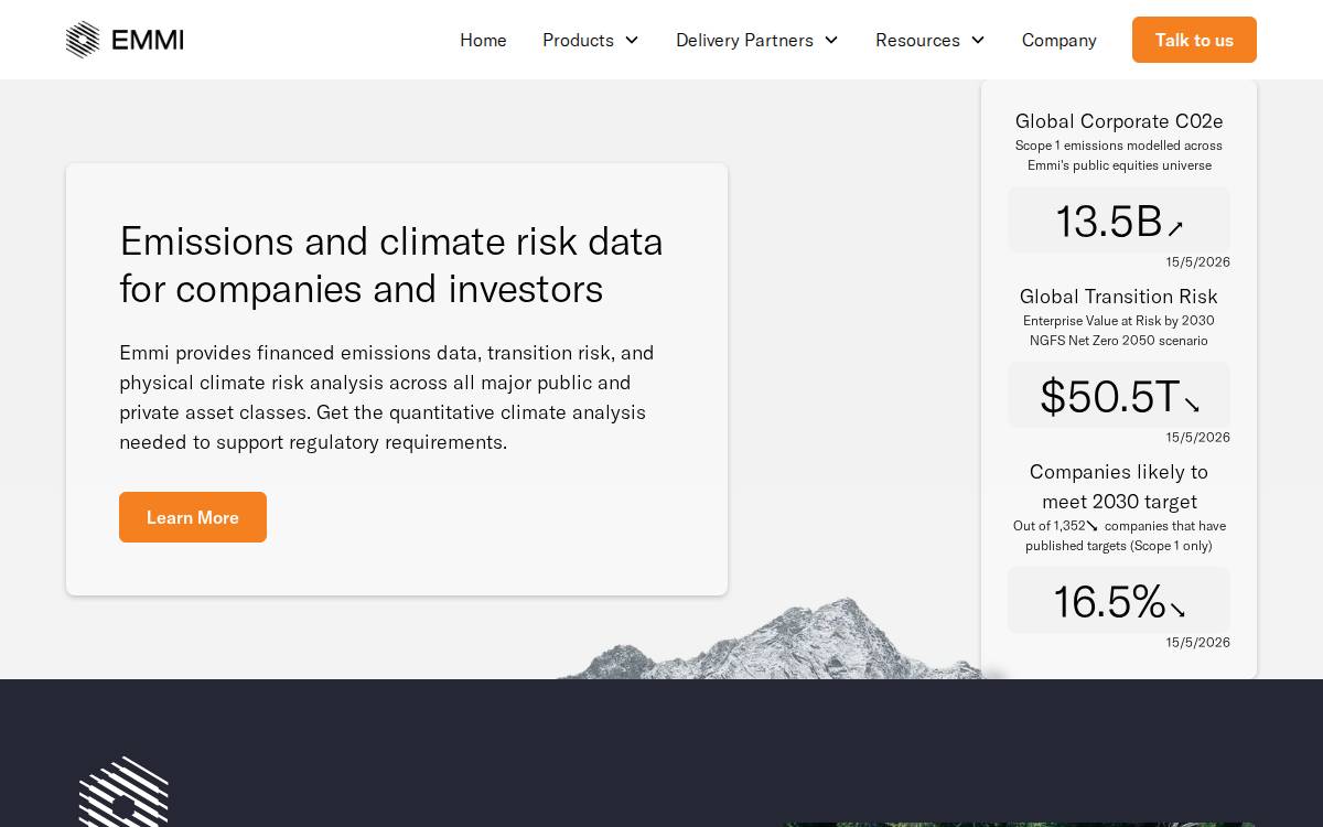 Emmi website preview