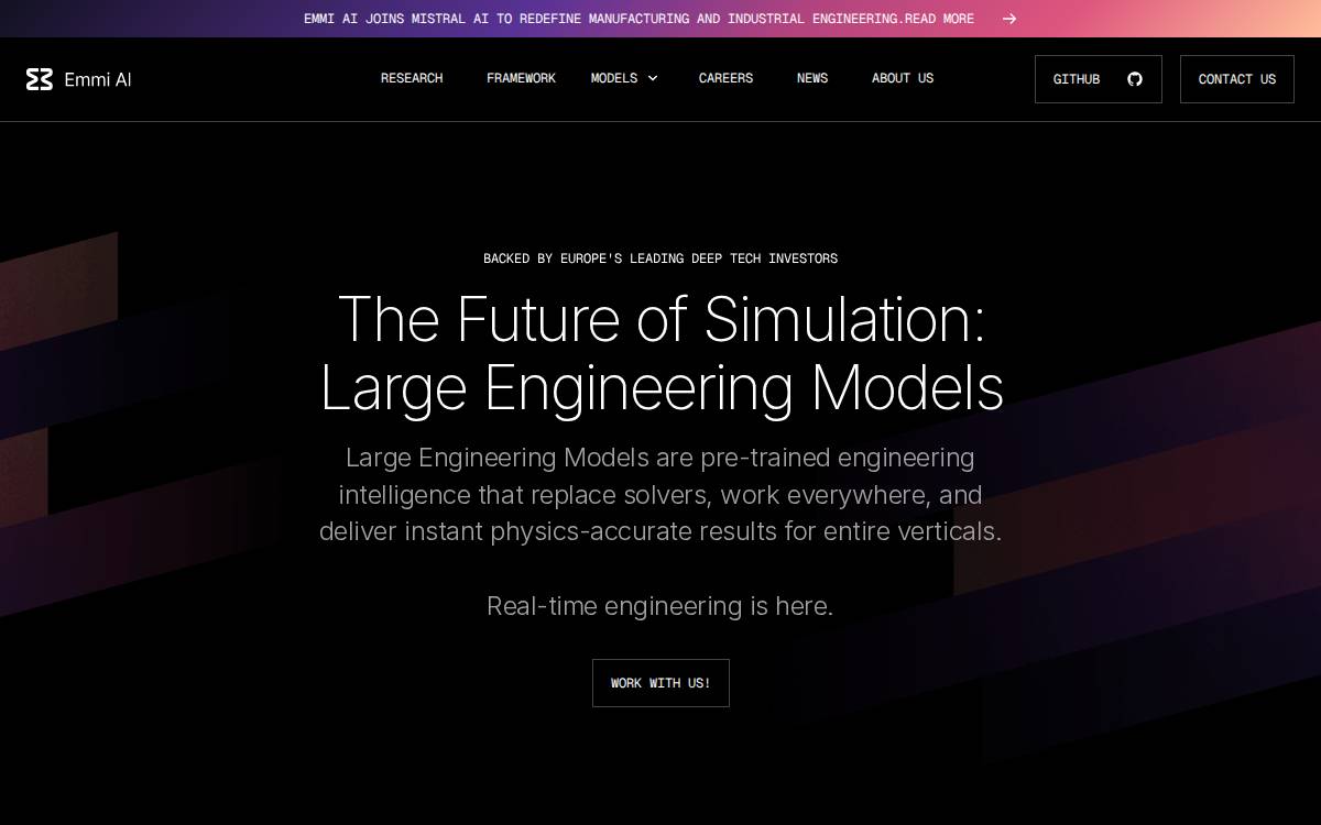 Emmi AI website preview