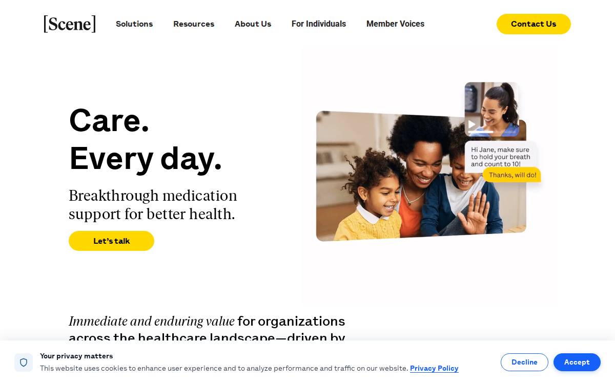 eMocha Health website preview