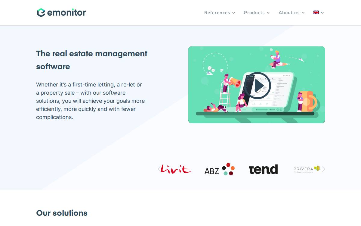 Emonitor website preview