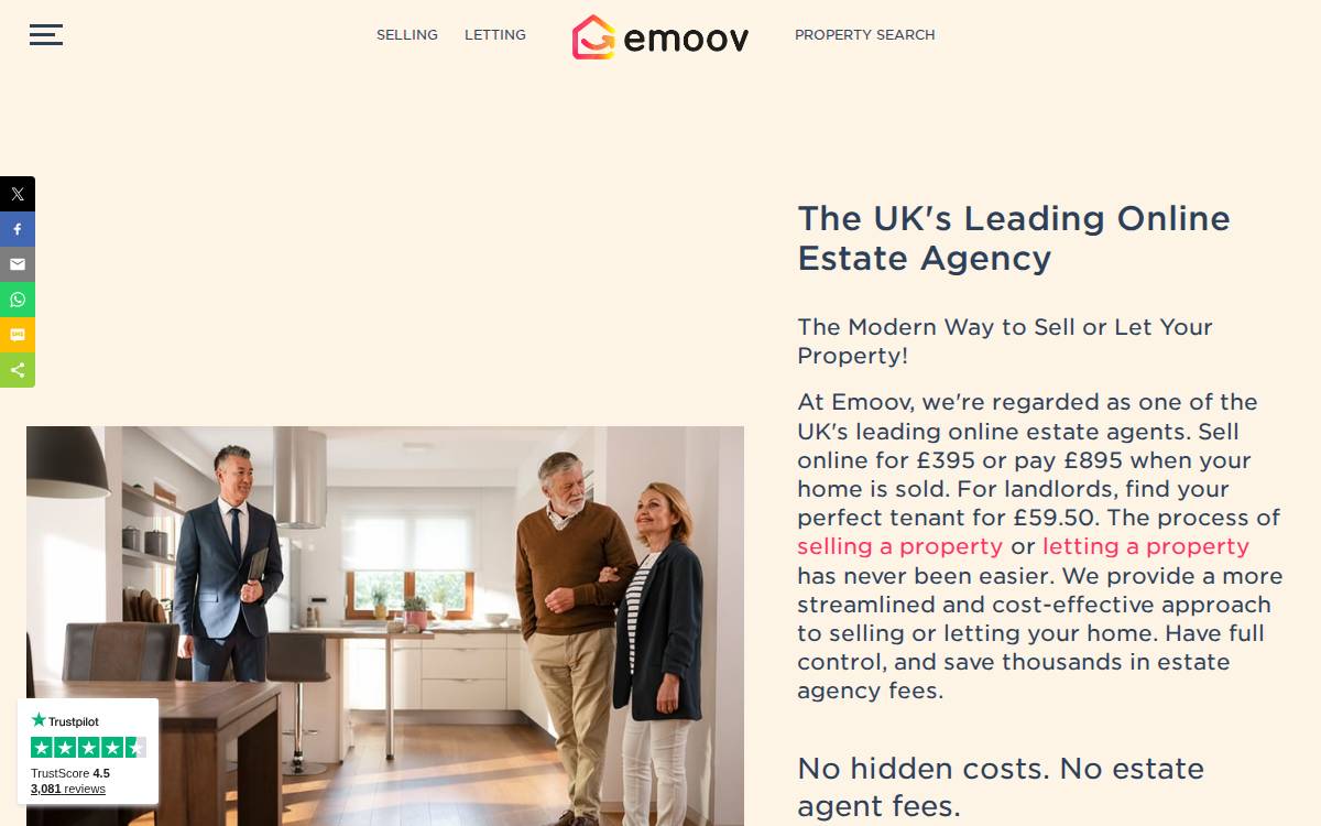 Emoov website preview