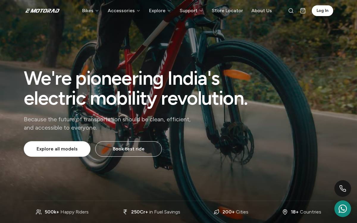 Emotorad website preview