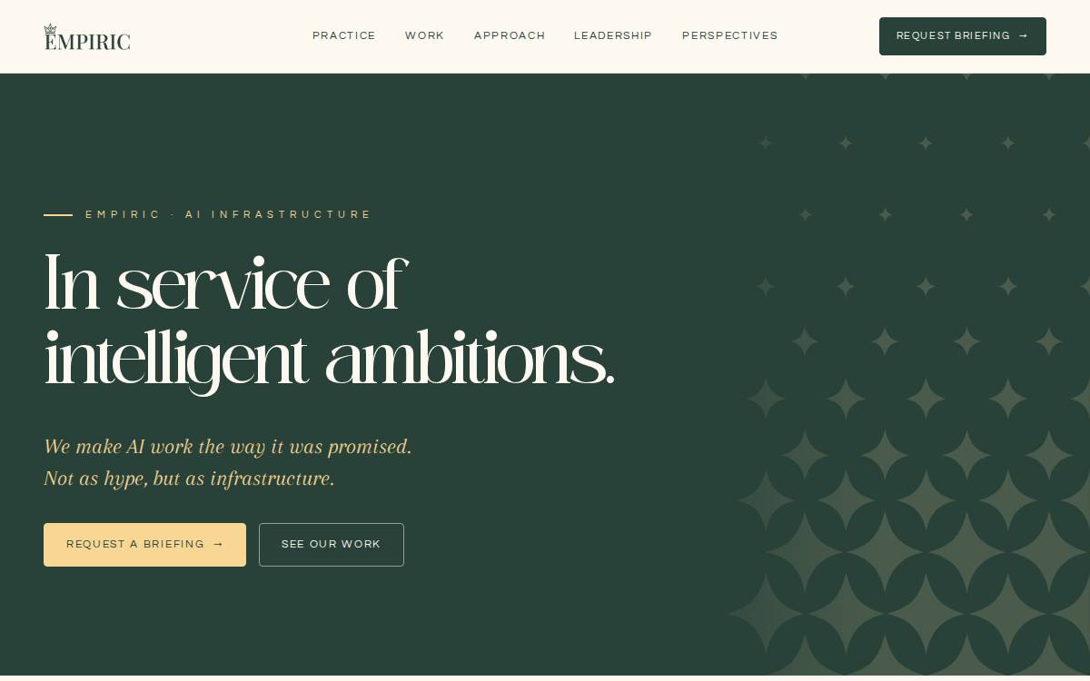 Empiric, Inc. website preview