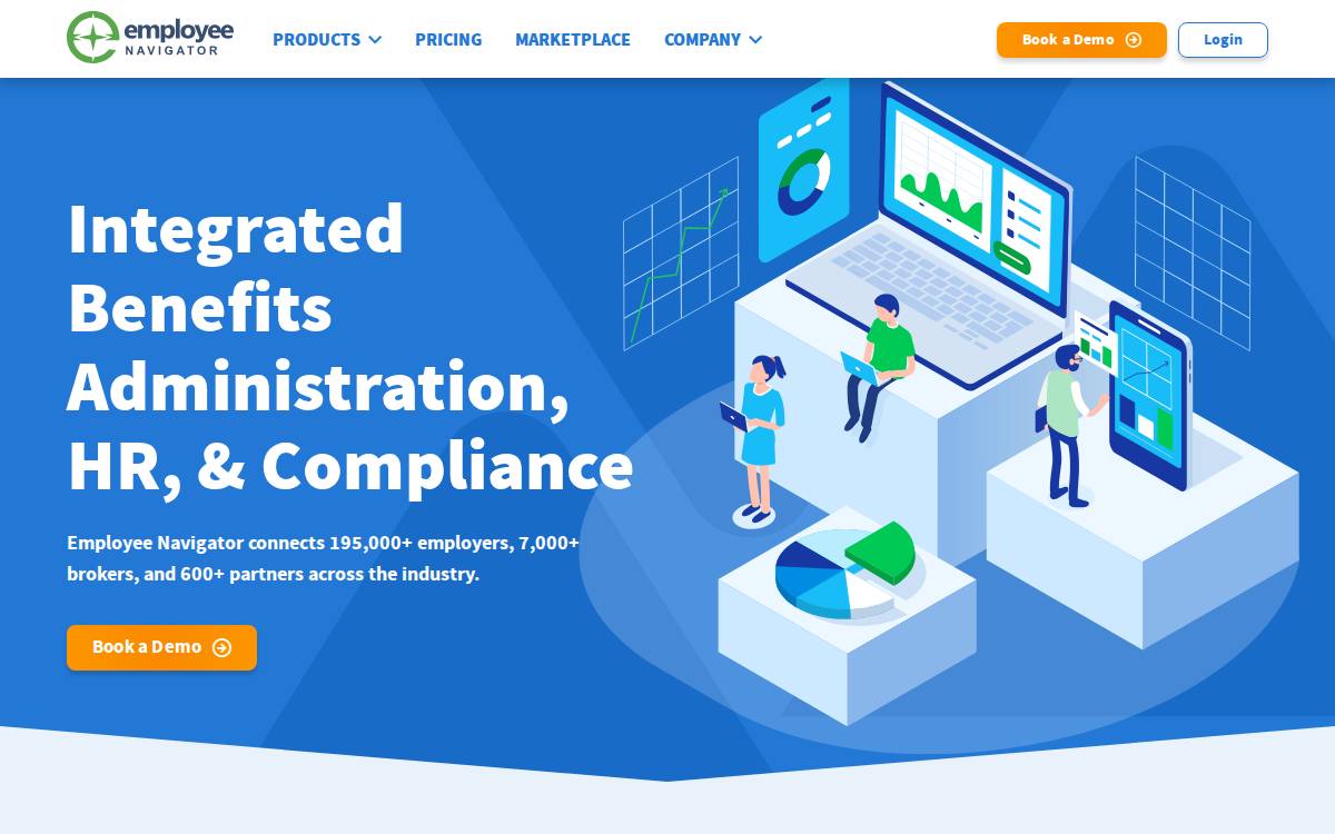 Employee Navigator website preview