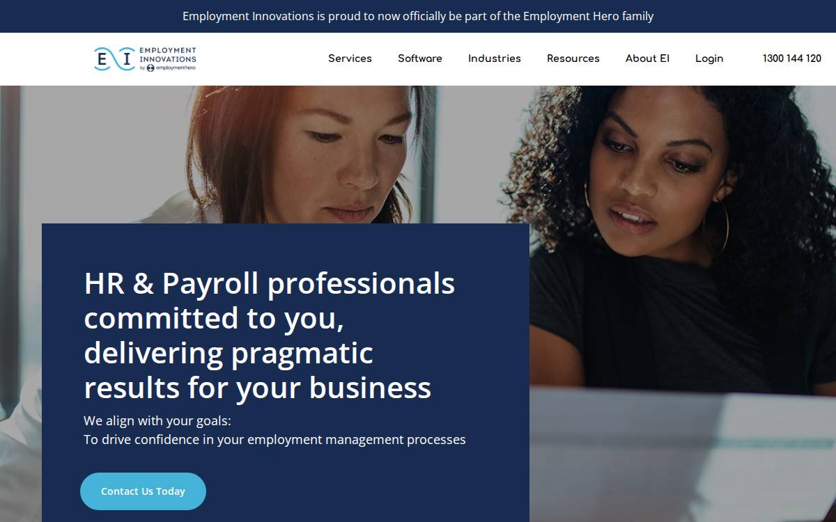 Employmentinnovations website preview