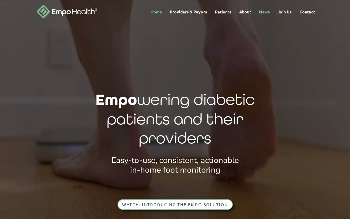 Empo Health website preview