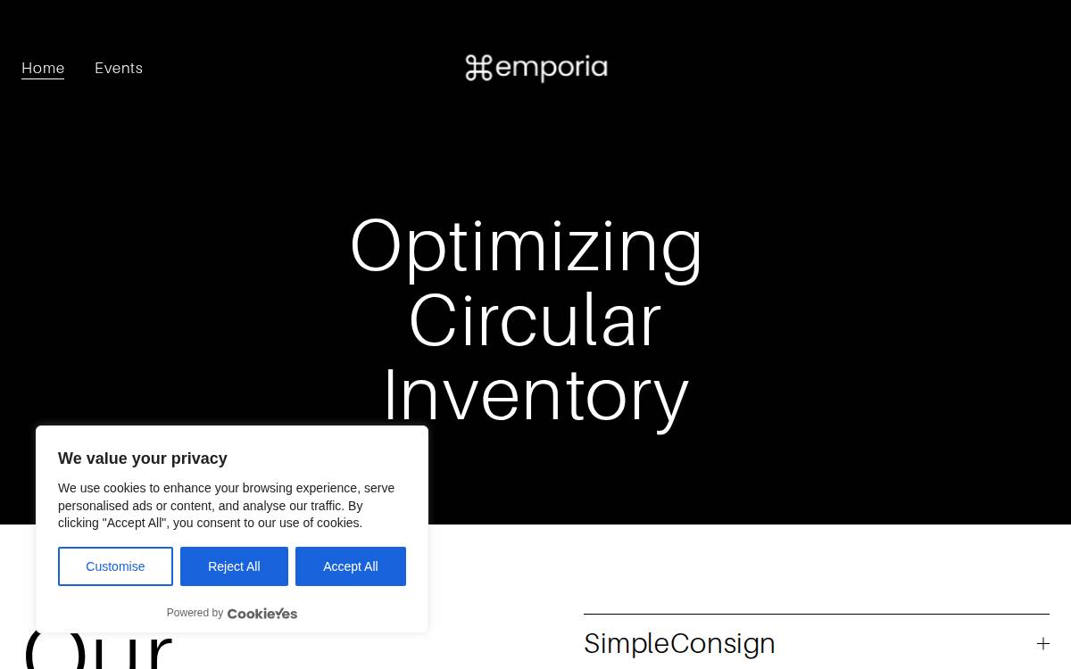 Emporiaholdings website preview