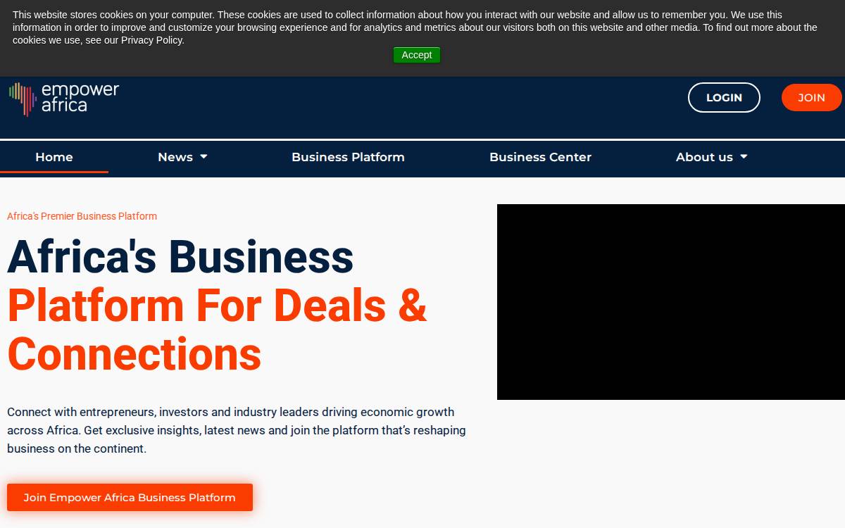 Empowerafrica website preview