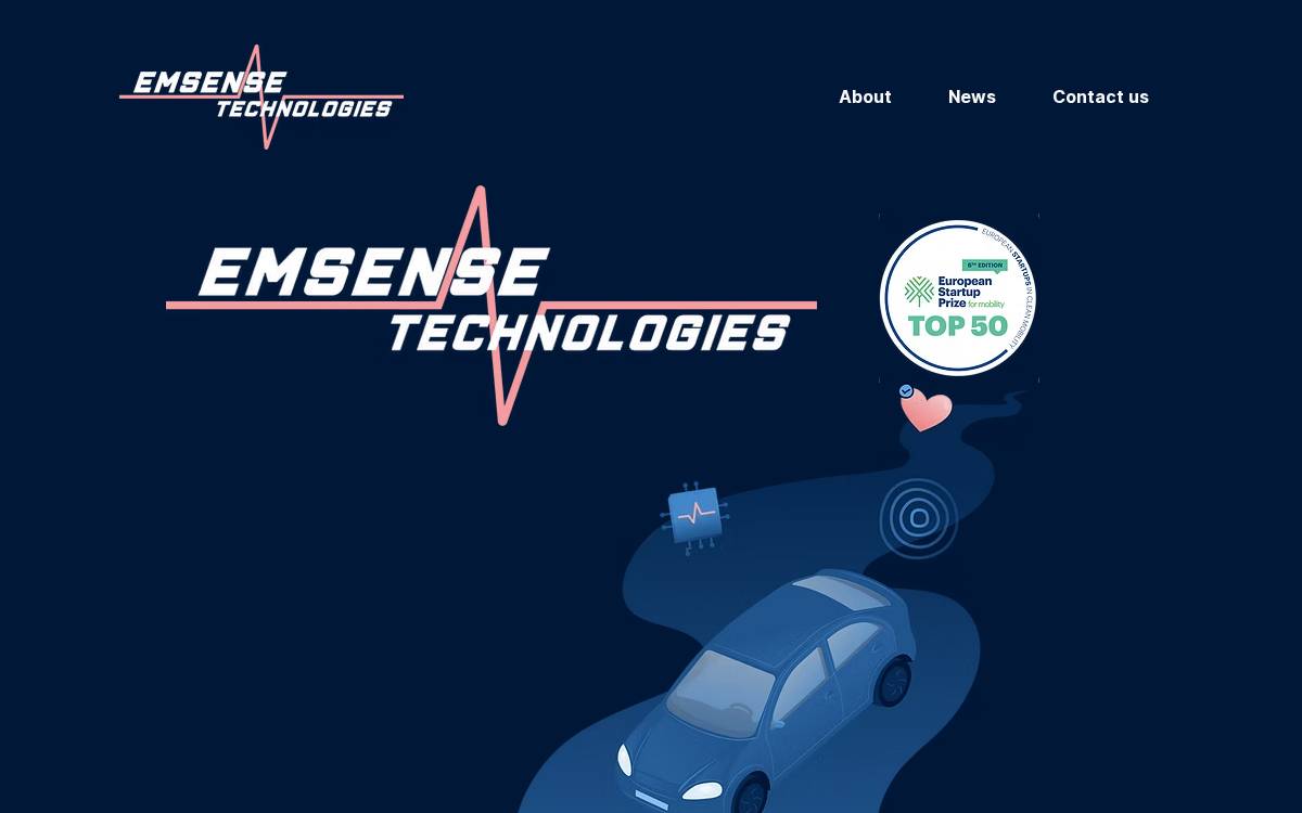 Emsense website preview