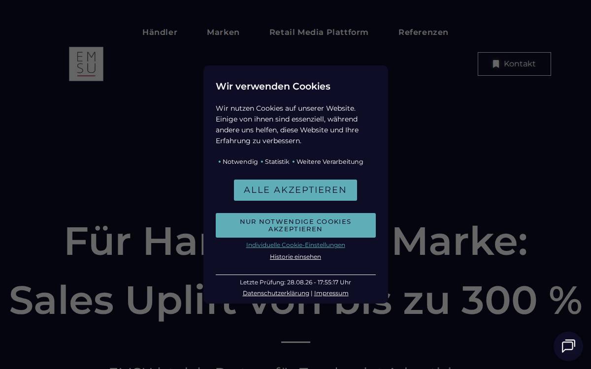 EMSU website preview