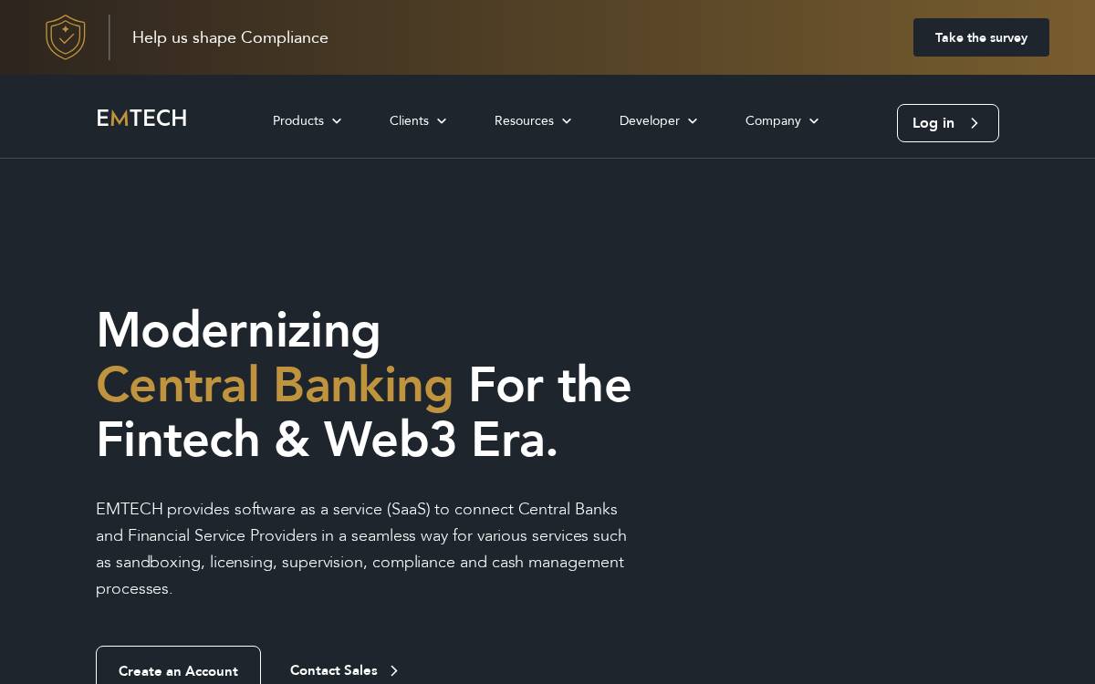 Emtech Solutions website preview