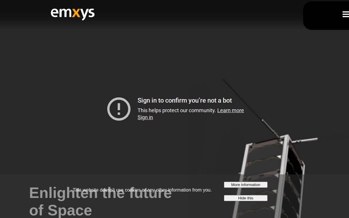 Emxys website preview