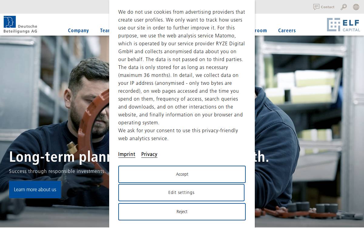 en website preview