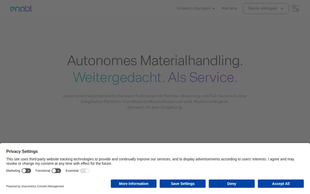 Enabl Tech website preview