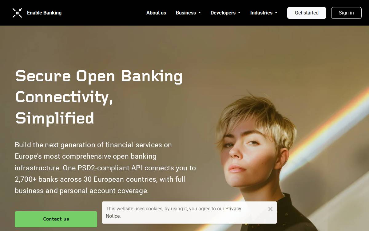 enable:Banking website preview