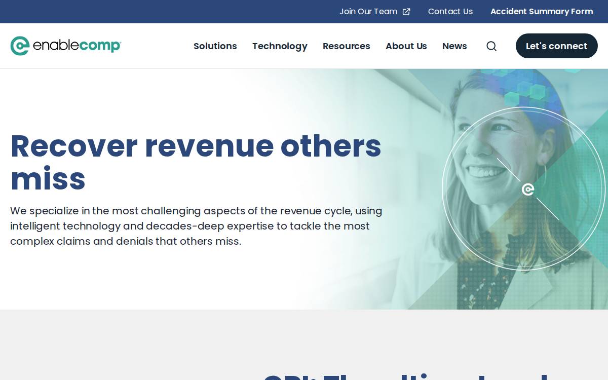 EnableComp website preview