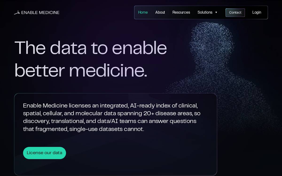 Enable Medicine website preview