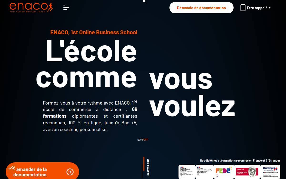 Enaco website preview