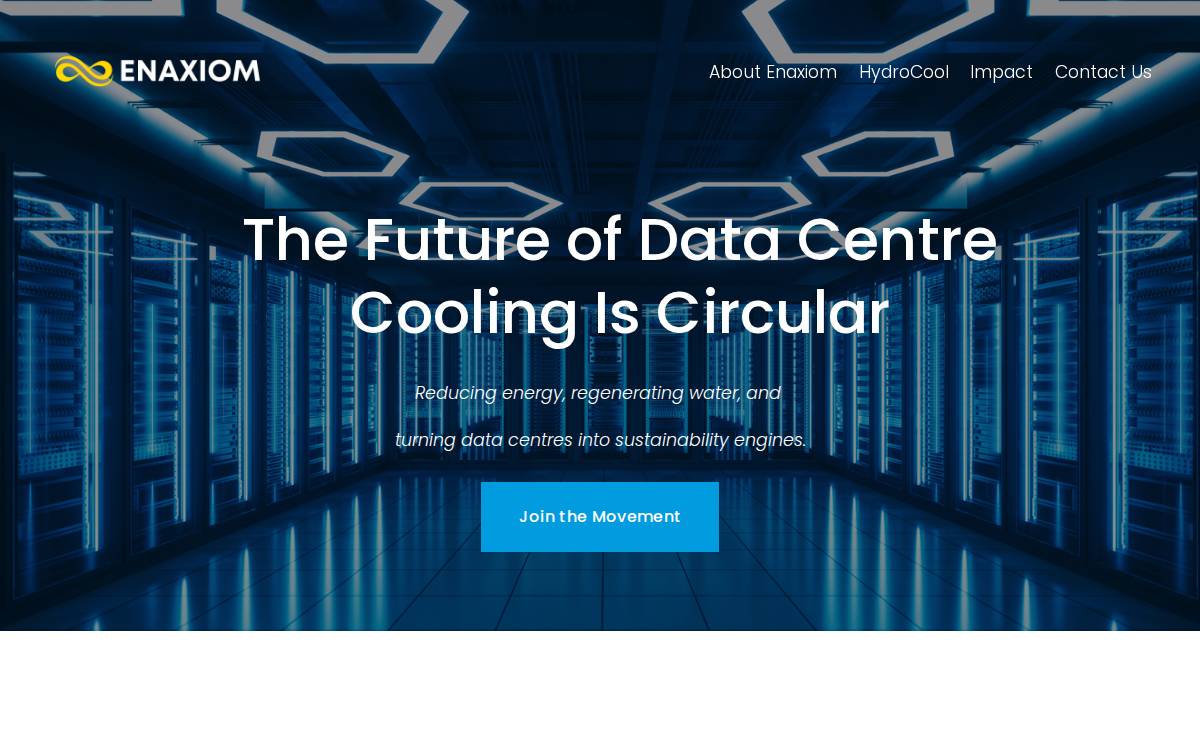 Enaxiom website preview