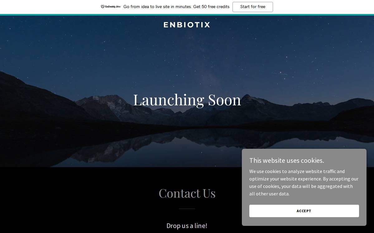 EnBiotix website preview