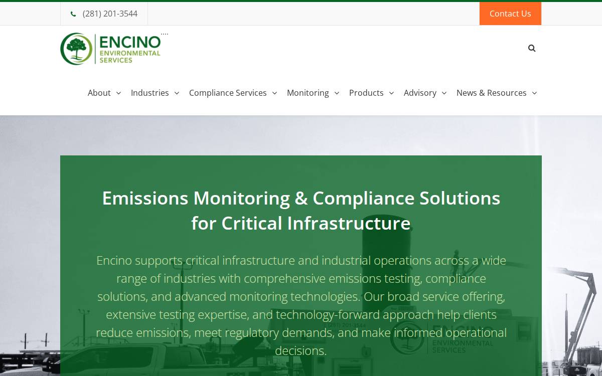 Encinoenviron website preview