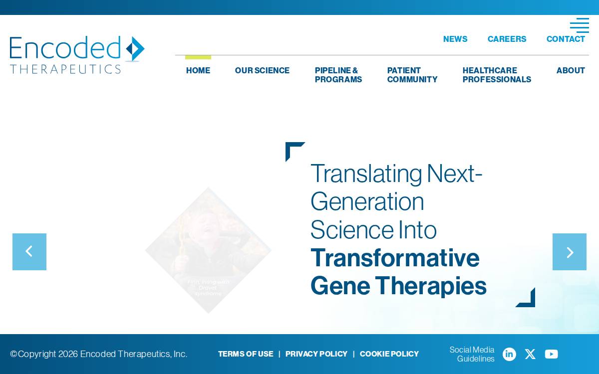 Encoded Therapeutics website preview