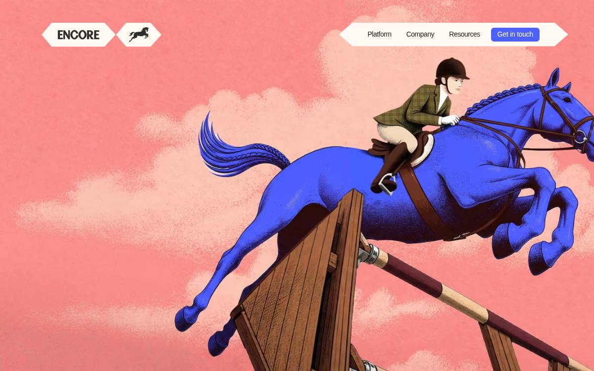 Encore AI website preview