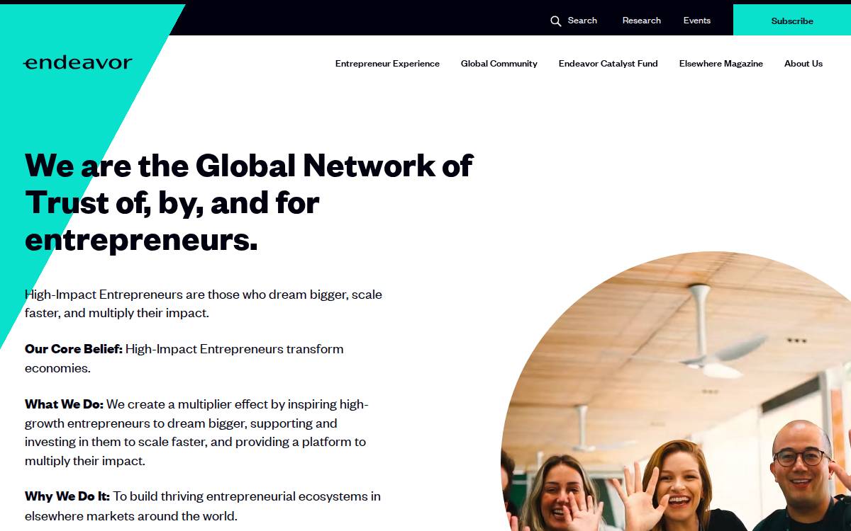 Endeavor Catalyst I website preview