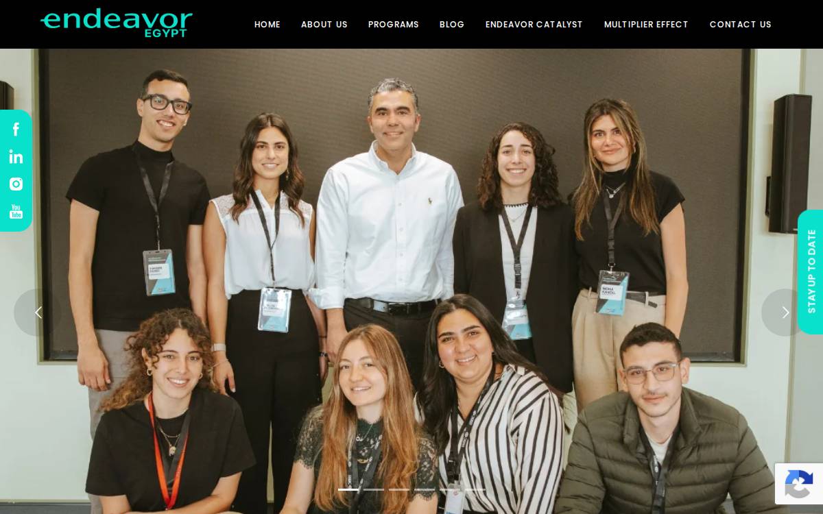 Endeavor Egypt website preview